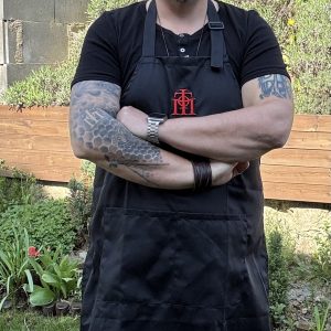 Zástěra s logem TOM